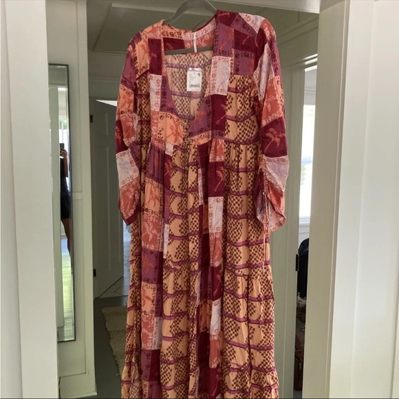 Free People NWT Size small Ibiza Getaway Maxi Top Duster - Picture 6 of 7